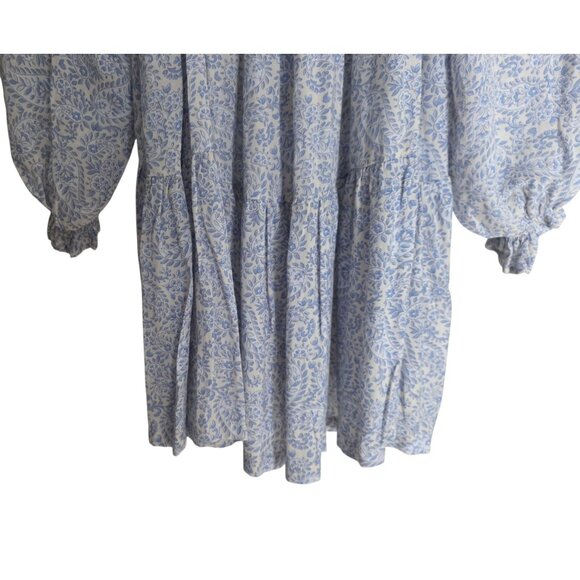 Women's - Patrons of Peace Blue Paisley Swing Dress, Size Small - Picture 3 of 8